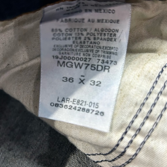 Wrangler Straight fit Denim 36x32 dark blue - Picture 6 of 10